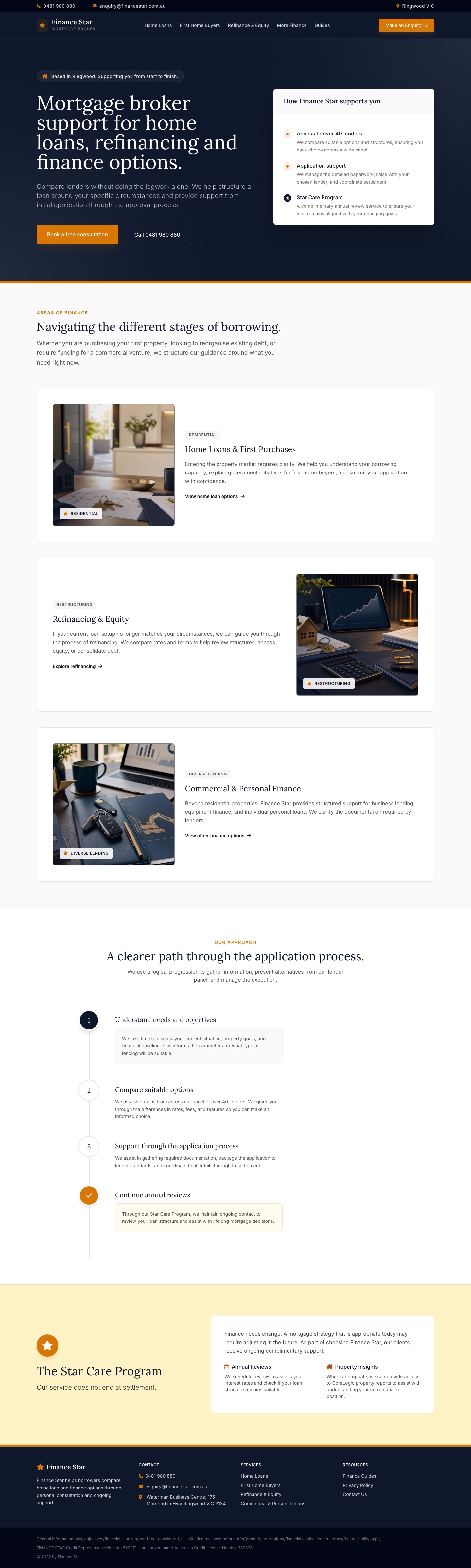 Finance Star SiteSimple version
