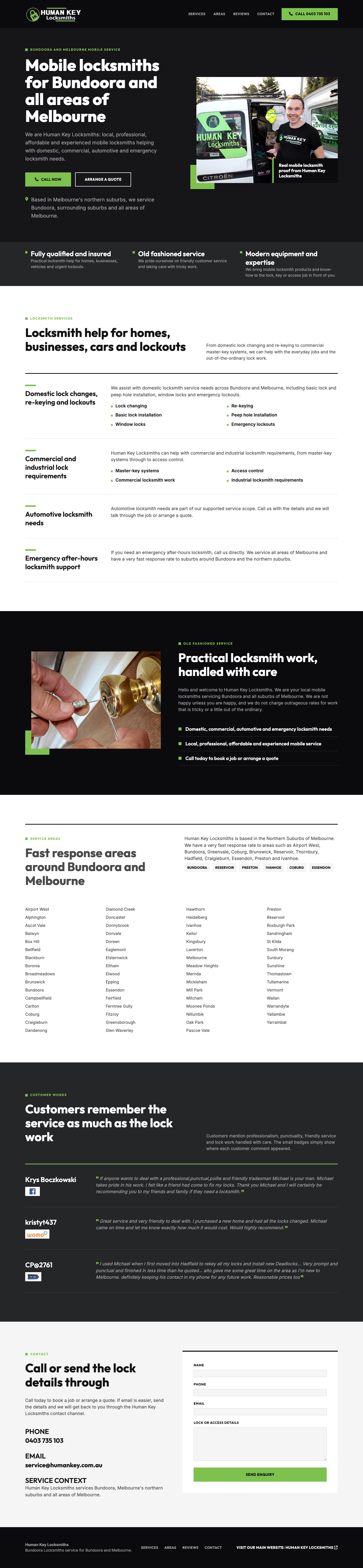 Human Key SiteSimple version